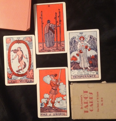 Seaqueen's Elements layout. De Laurence's Tarot cards No 20 D